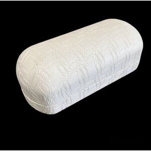 Oakley White Hard Side Clamshell Case Sunglasses Embossed Excellent